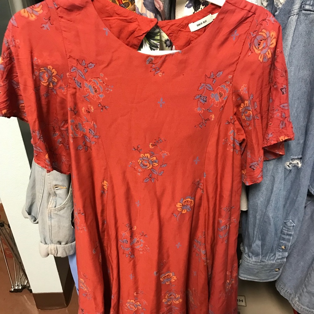 Red Smock Dress